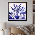thumbnail image 1 of Designart "Blooms of Boho Pottery in Purple IV" Geometric Framed Wall Art Decor - Bohemian Purple Boho Pottery Hallway Framed Wall Art Decor, 1 of 6