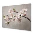 thumbnail image 1 of Designart "Blossom Delight Apple I" Apple Blossom Metal Art Living Room, 1 of 5