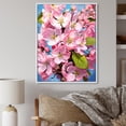 thumbnail image 1 of Designart "Blossom Fusion Apple I" Floral Floater Framed Canvas Wall Art, 1 of 7