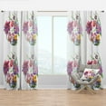 thumbnail image 1 of Designart 'Blossom Pink VII' Floral Curtain Panel, 1 of 4