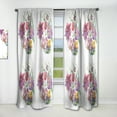 thumbnail image 1 of Designart 'Blossom Pink VII' Floral Curtain Panel, 1 of 5