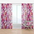 thumbnail image 1 of Designart 'Blossom Pink XLIV' Floral Curtain Panel, 1 of 4