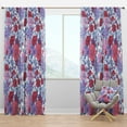thumbnail image 1 of Designart 'Blossom Pink XX' Eclectic Blackout Curtain Panel, 1 of 4