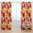 thumbnail image 1 of Designart 'Blossom Pink XXX' Floral Blackout Curtain Panel, 1 of 4
