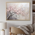 thumbnail image 1 of Designart "Blossom Tree Of Pink I" Floral Floater Framed Wall Art Print, 1 of 7