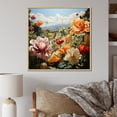 thumbnail image 1 of Designart "Blossoming Garden Daydream I" Vegetables Floater Framed Canvas Art Print, 1 of 5