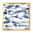 thumbnail image 1 of Designart 'Blue Abstract Aquatic Texture' Modern Framed Art Print, 1 of 4