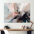 thumbnail image 1 of Designart "Blue And Cream Essence Of Modernity" Abstract Canvas Print, 1 of 5
