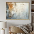 thumbnail image 1 of Designart "Blue And Taupe Pathway To Ink" Abstract Floater Framed Canvas Wall Art, 1 of 5