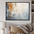 thumbnail image 1 of Designart "Blue And Taupe Pathway To Ink" Abstract Floater Framed Canvas Wall Art, 1 of 5
