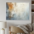thumbnail image 1 of Designart "Blue And Taupe Pathway To Ink" Abstract Floater Framed Canvas Wall Art, 1 of 5
