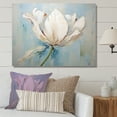 thumbnail image 1 of Designart "Blue And White Tulip Simplicity" Tulips Wall Art Living Room, 1 of 7