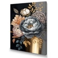 thumbnail image 1 of Designart Blue Blooming Bouquet II Canvas Wall Art, 1 of 5