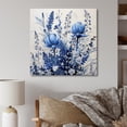 thumbnail image 1 of Designart "Blue Bonnets Blossom Mosaic" Blue Bonnets Wall Decor, 1 of 7