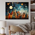 thumbnail image 1 of Designart "Blue Coral Mexico Art The Broken" Mexican Wall Art Living Room, 1 of 5