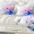 thumbnail image 1 of Designart Blue Flower Watercolor - Floral Throw Pillow - 12x20, 1 of 5