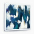 thumbnail image 1 of Designart ' Blue Glam Texture II ' Contemporary Framed Canvas, 1 of 3