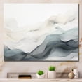 thumbnail image 1 of Designart "Blue Grey Line Art Conceptual modern II" Modern Wall Decor, 1 of 5