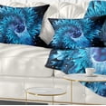 thumbnail image 1 of Designart Blue Magical Wormhole Fractal - Abstract Throw Pillow - 12x20, 1 of 5