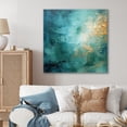 thumbnail image 1 of Designart "Blue Oasis III" Abstract Landscape Wall Decor, 1 of 5