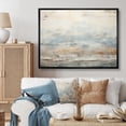 thumbnail image 1 of Designart "Blue Ocean Storm In Beige" Abstract Shapes Floater Framed Canvas Prints, 1 of 5