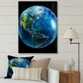 thumbnail image 1 of Designart "Blue Planet Earth III" Earth Wall Decor, 1 of 5