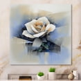 thumbnail image 1 of Designart "Blue Rose Symphony" Floral Rose Wall Art Print, 1 of 5