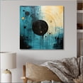 thumbnail image 1 of Designart "Blue Simplicity Horizon I" Abstract Collages Wall Art Print, 1 of 5