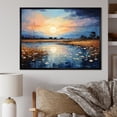 thumbnail image 1 of Designart "Blue Sky Infinite Azure Collage" Landscapes Floater Framed Canvas Print, 1 of 7