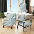 thumbnail image 1 of Designart "Blue Whirlwind I" Upholstered Abstract Shapes Accent Chair and Modern & Contemporary Arm Chair - Multiple Color & Pattern, 1 of 7