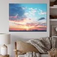 thumbnail image 1 of Designart "Blue White Sky Photo euphony" Landscapes Wall Art Living Room, 1 of 5