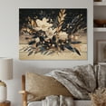 thumbnail image 1 of Designart "Blue White Wildflower Meadow Meadow Beauty" Floral Print on Natural Pine Wood, 1 of 5