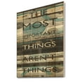 thumbnail image 1 of Designart 'Blue Zephyr Quote II' Cottage Inspirational Print on Natural Pine Wood, 1 of 3