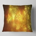 thumbnail image 1 of Designart Blur Golden Sky with Stars - Abstract Throw Pillow - 16x16, 1 of 4