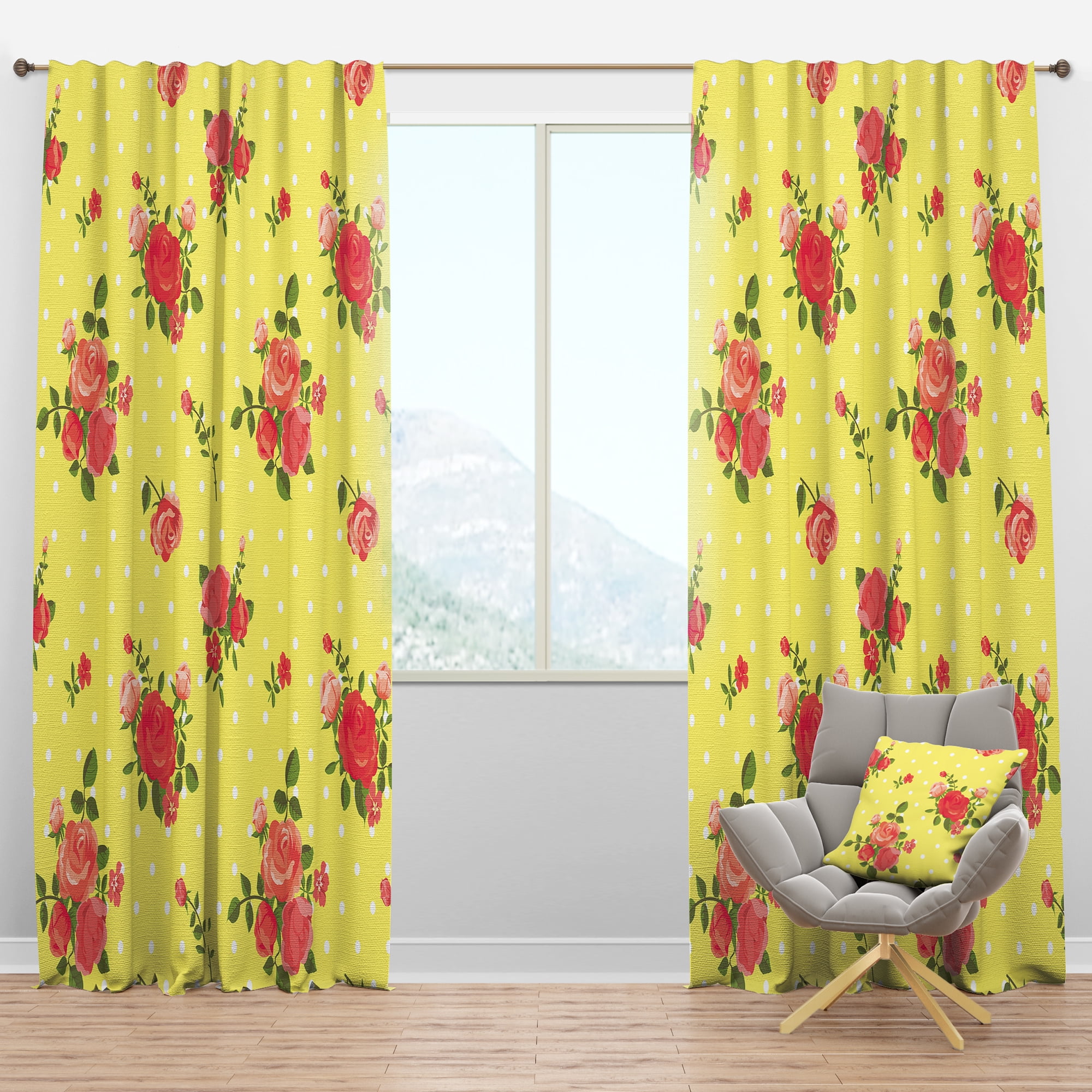 Designart Bohemian Blackout Curtain