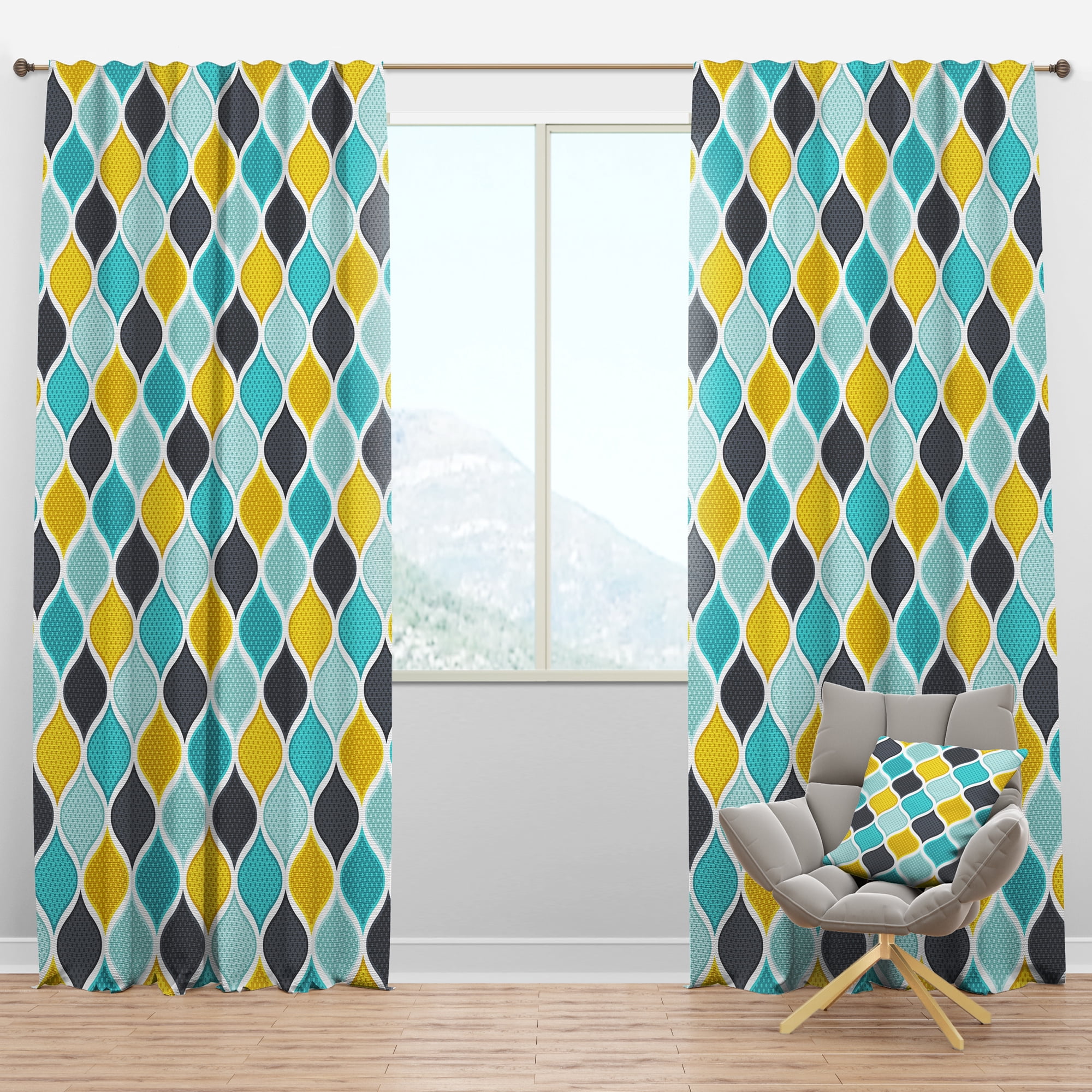 Designart Bohemian Blackout Curtain