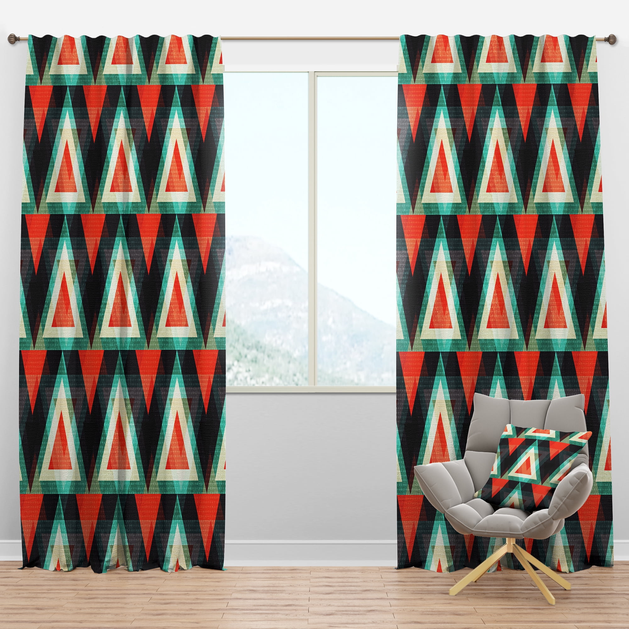 Designart Bohemian Blackout Curtain