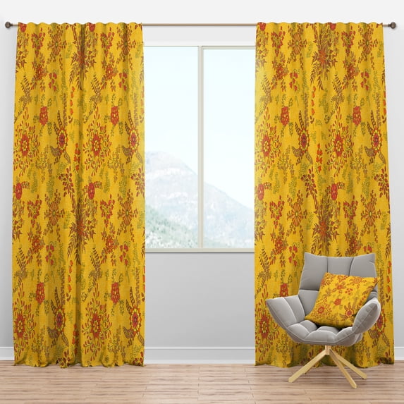 Designart Bohemian Blackout Curtain