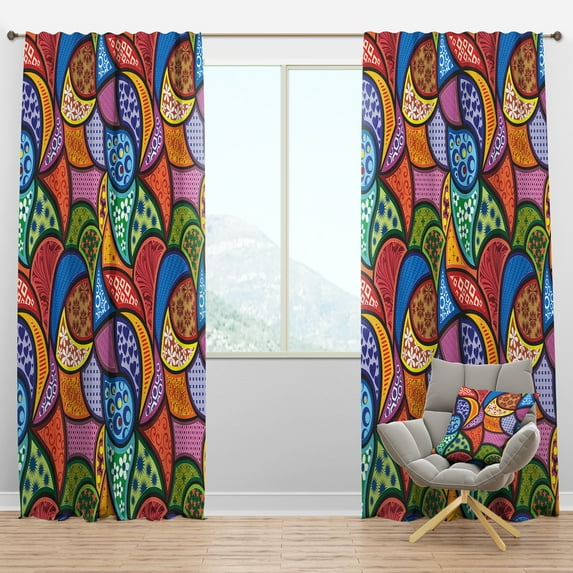 Designart Bohemian Blackout Curtain