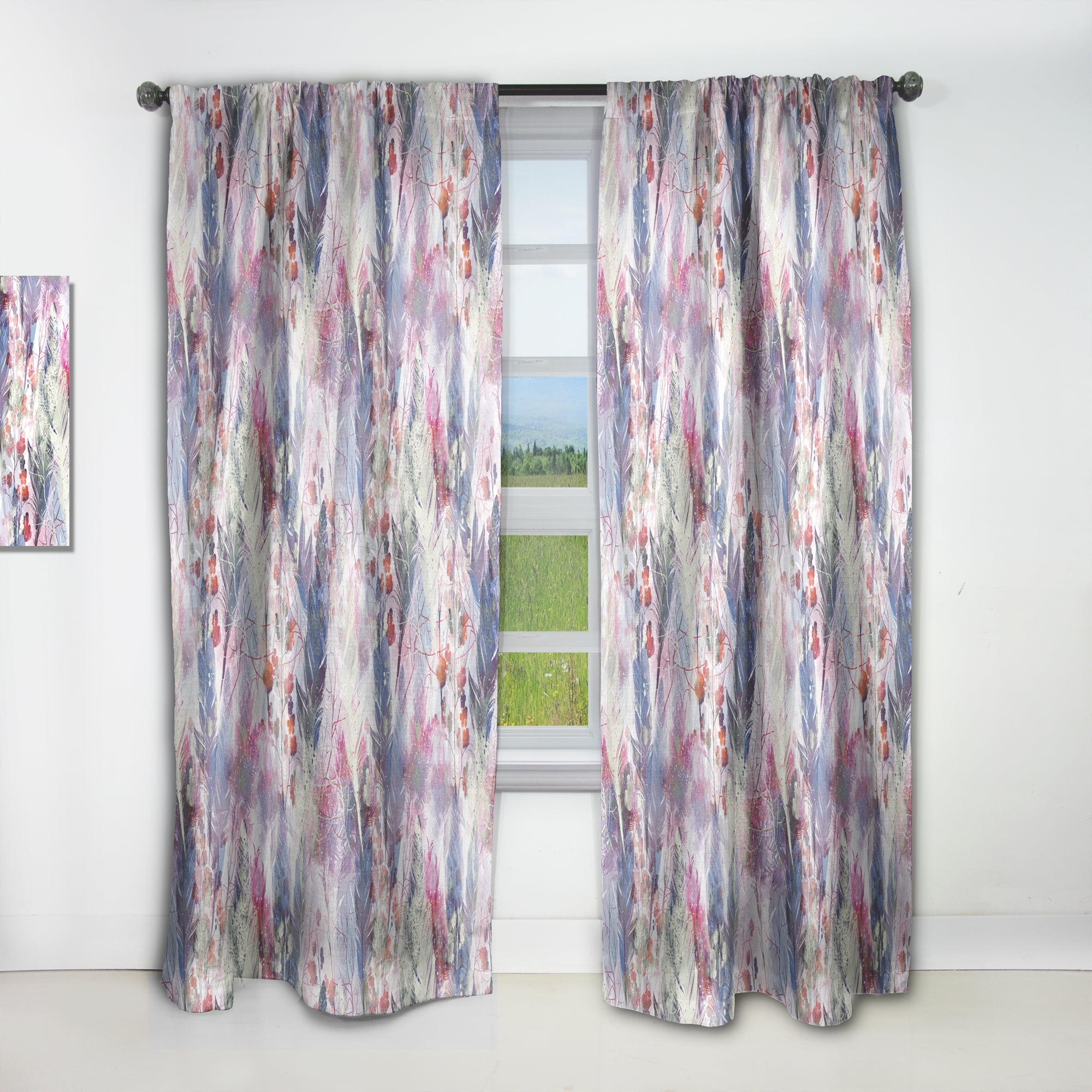Designart 'Boho Art Style Magic' Bohemian & Eclectic Curtain Panel