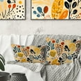 thumbnail image 1 of Designart "Boho Botanical Serenity in Beige and Yellow" Animal Print Printed Throw Pillow, 1 of 5