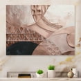 thumbnail image 1 of Designart "Boho Half Circles in Rose Gold I" Abstract Metal Art Living Room, 1 of 5