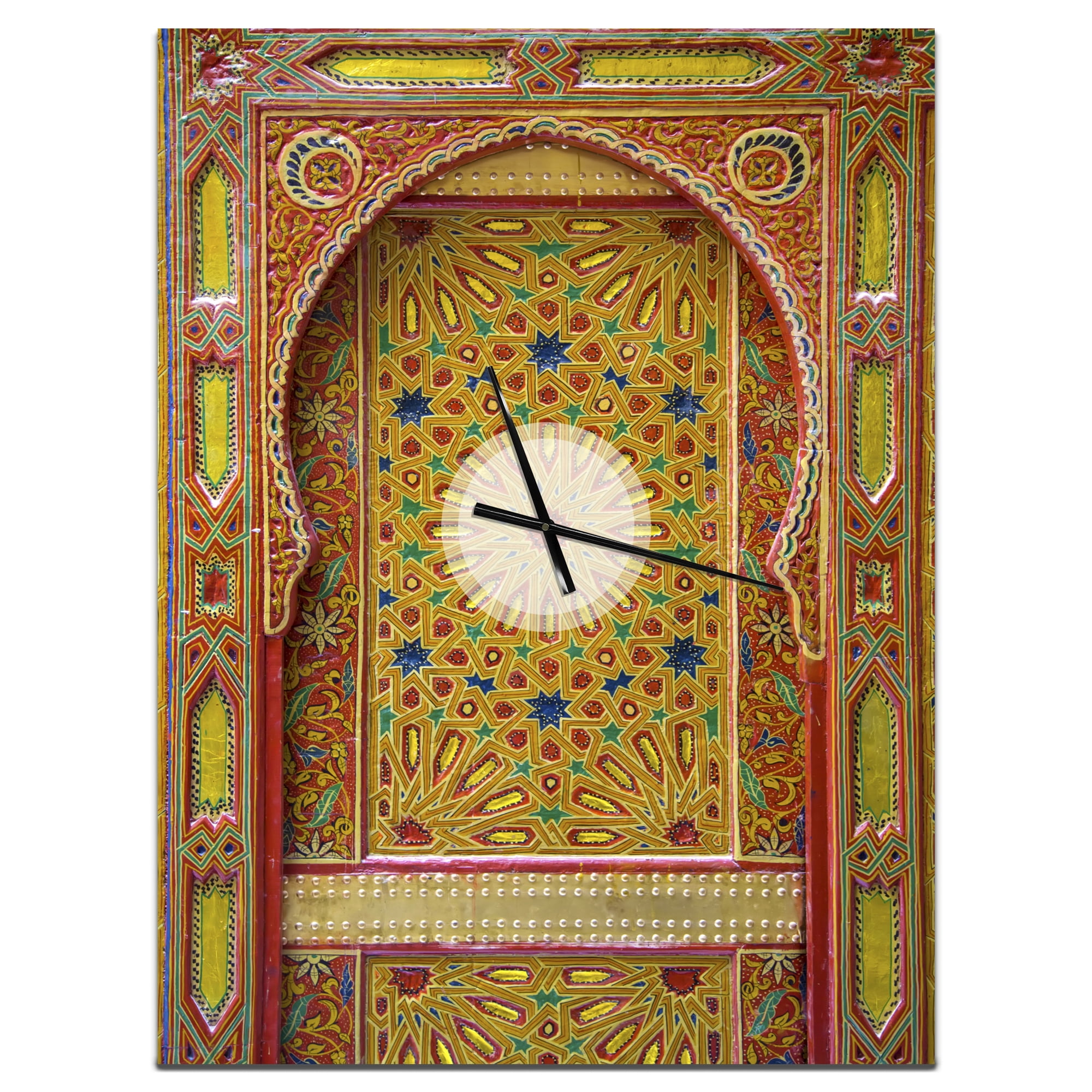 Designart 'Boho Style Magic' Bohemian Wall Clock