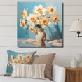 thumbnail image 1 of Designart "Bold Brushstrokes In Daffodil Bloom I" Daffodils Wall Decor, 1 of 7