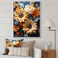 thumbnail image 1 of Designart "Bold Fauvist Sunflower Display" Sunflowers Floater Framed Canvas Prints, 1 of 5