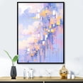 thumbnail image 1 of Designart "Bold Illumination In Contemporary Lavender" Modern Geometric Floater Framed Wall Art Prints, 1 of 5