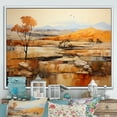 thumbnail image 1 of Designart "Bold Mirage in the Canyon V" Canyon Floater Framed Wall Art Living Room, 1 of 7