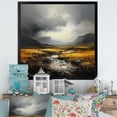 thumbnail image 1 of Designart "Bold Storm Dark Drama Unleashed II" Landscapes Floater Framed Wall Art Print, 1 of 7