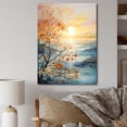 thumbnail image 1 of Designart "Bold Sunrise magic Renewal I" Floral Canvas Print, 1 of 5