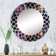 thumbnail image 1 of Designart "Bold Urban Mirage in Colorful Tunnel" Architecture Round Wall Mirror - Industrial Oval Printed Decorative Oversized Mirror - Multiple Color Options, 1 of 4